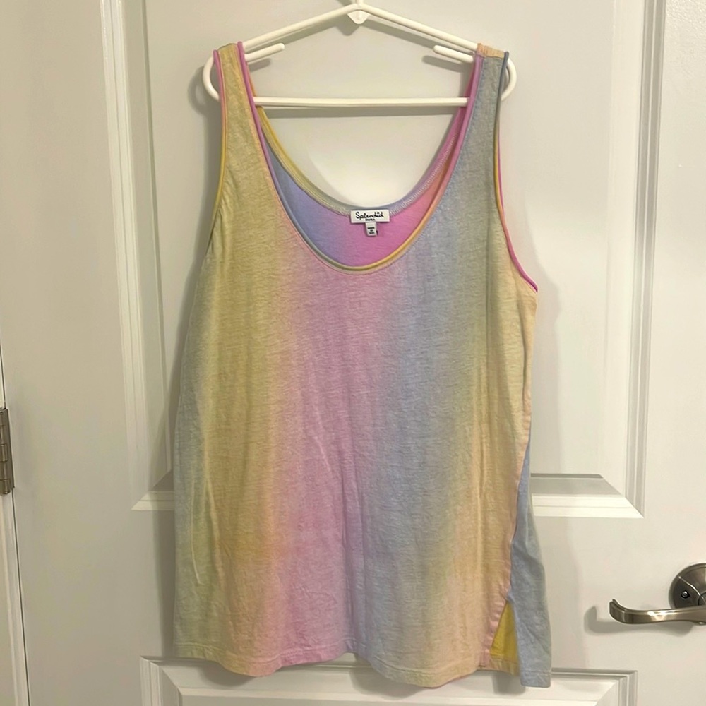 Splendid rainbow tank top.